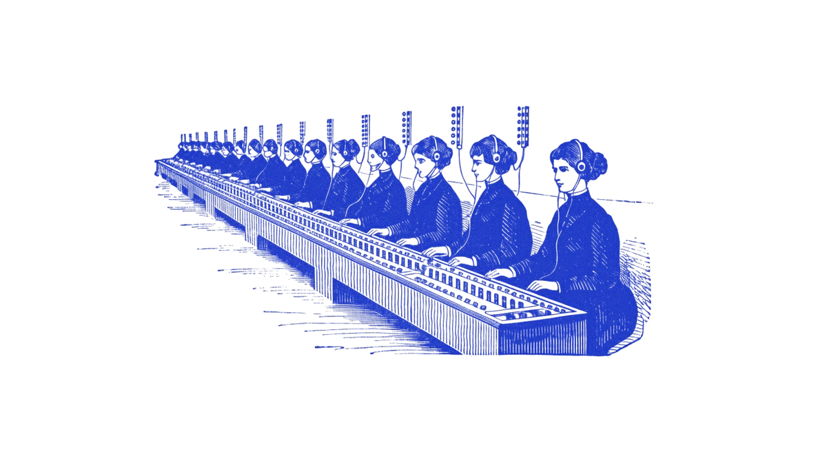 Engraving used on the BPO / contact center page