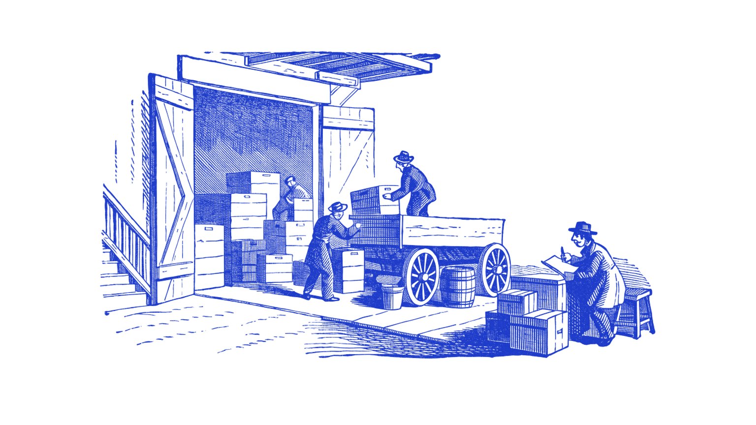 Engraving used on the Logistics / 3PL page