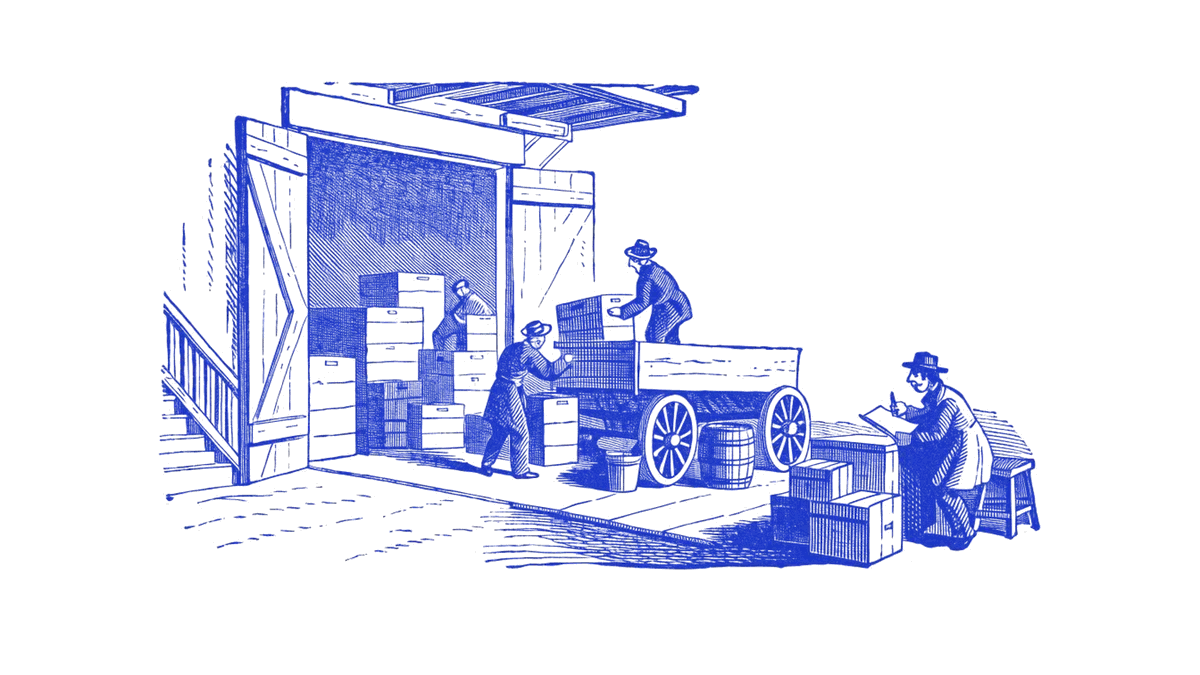 Engraving used on the Logistics / 3PL page