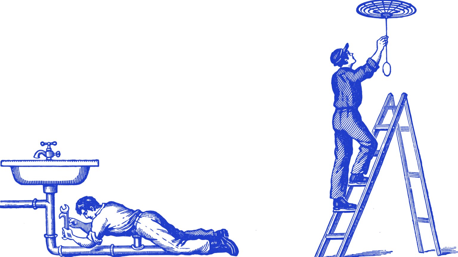 Engraving used on the Plumbing / electrical page