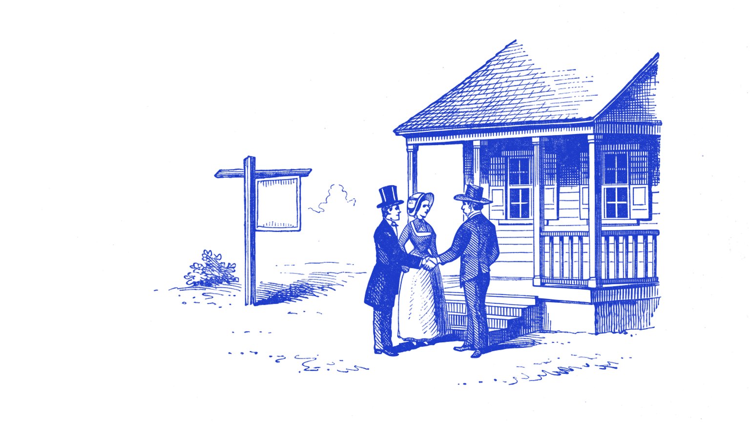 Engraving used on the Real estate brokerage page