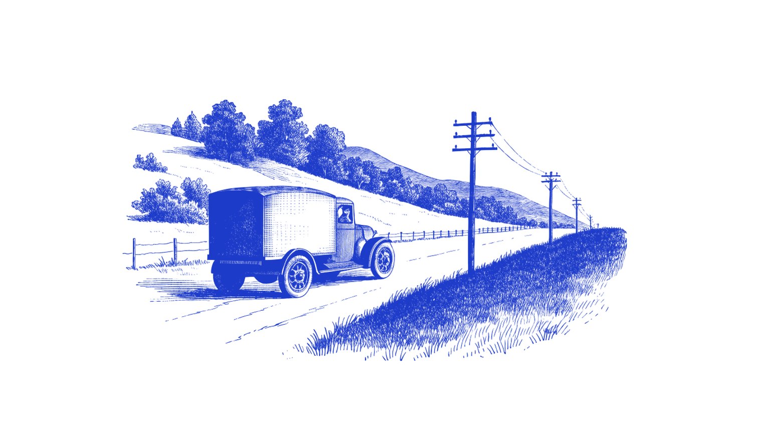 Engraving used on the Trucking page