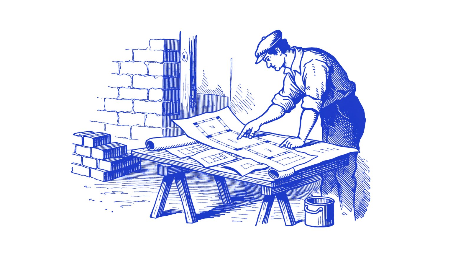Engraving used on the Procore and Buildertrend page