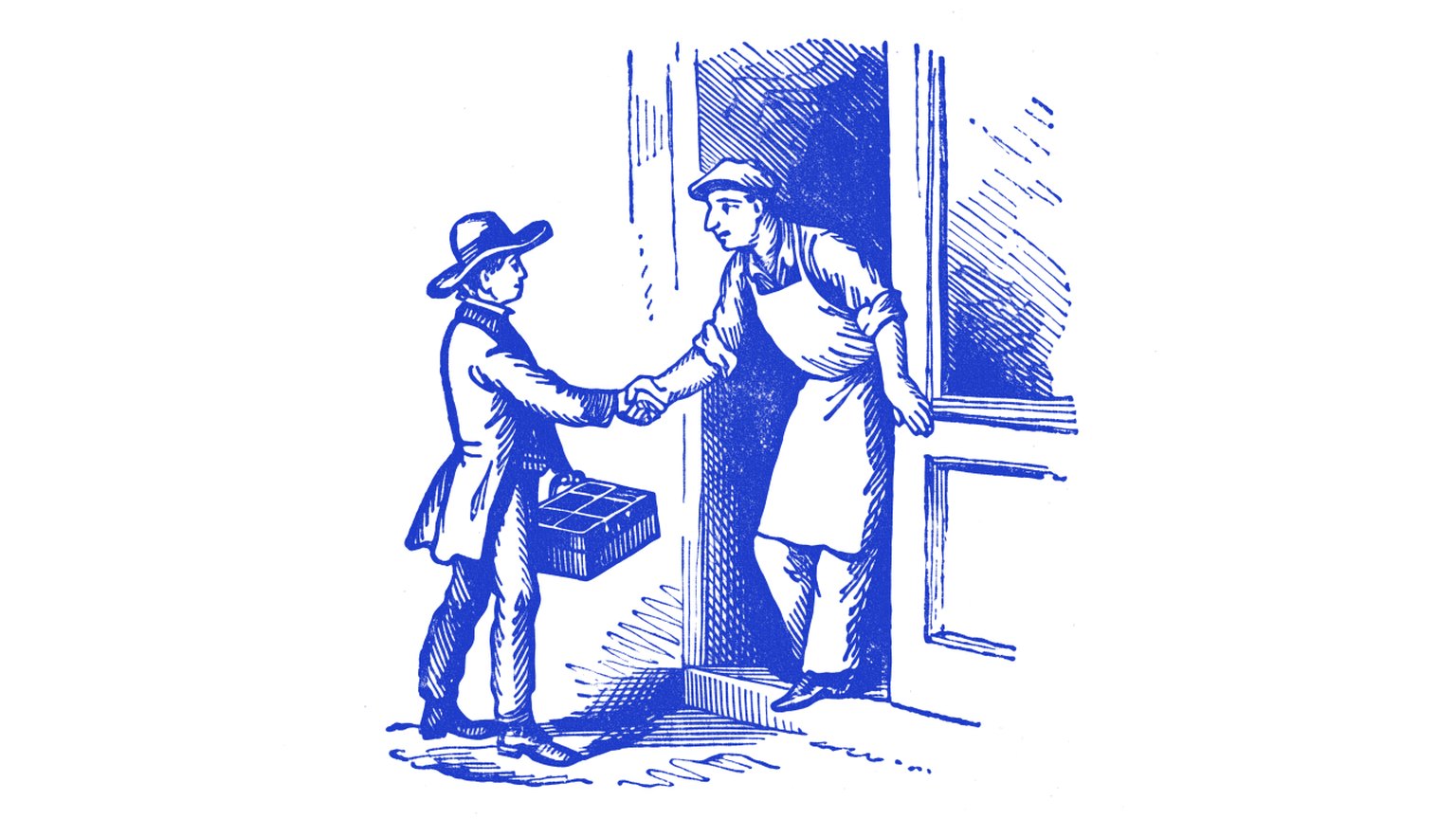 Engraving used on the Salesforce page